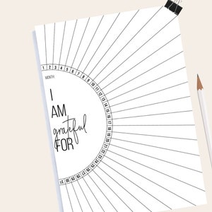 Registro del diario de gratitud / Planificador diario mensual del arco iris / Manifestación Bienestar 2023 Mindfulness / A4, A5, Archivos PDF tamaño carta