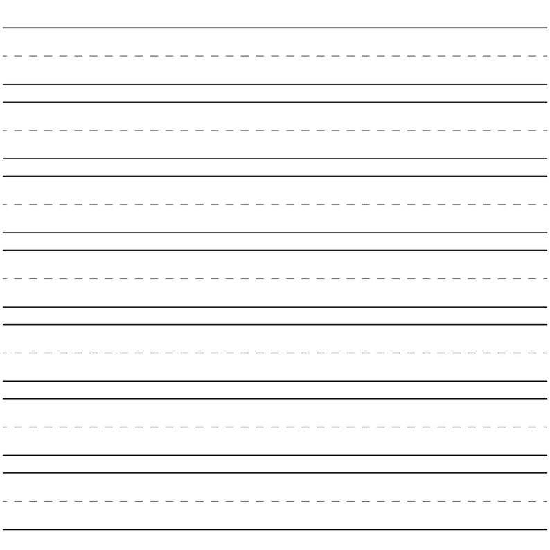 Practice Writing Paper 1, Instant Download, 3 Files US Letter Size - PDF - JPG - Png -easy to ...