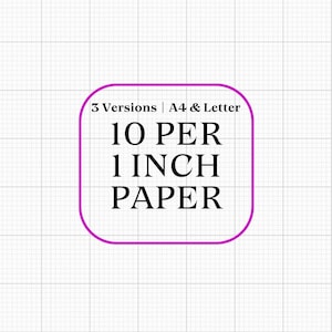 Papel milimetrado de 10 quadrados por polegada, papel milimetrado 10x10, papel milimetrado para impressão, papel para ponto cruz, A4 e carta, papel quadriculado para impressão, útil