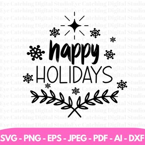 Joyeuses fêtes SVG, Noël religieux SVG, Christ SVG, Clipart de Noël, signe de ferme de Noël, Holiday Svg, Cut File Cricut