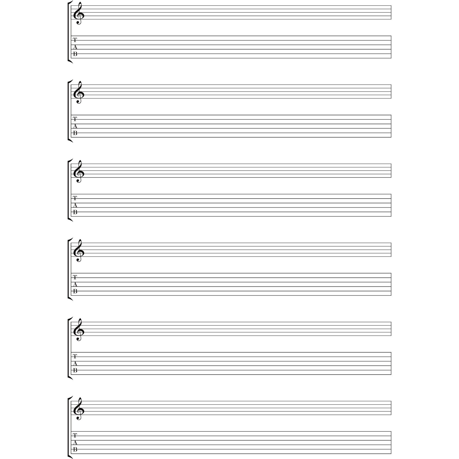 Printable Music Paper, Blank Sheet Music Paper Easy to Use 3 Files PDF ...