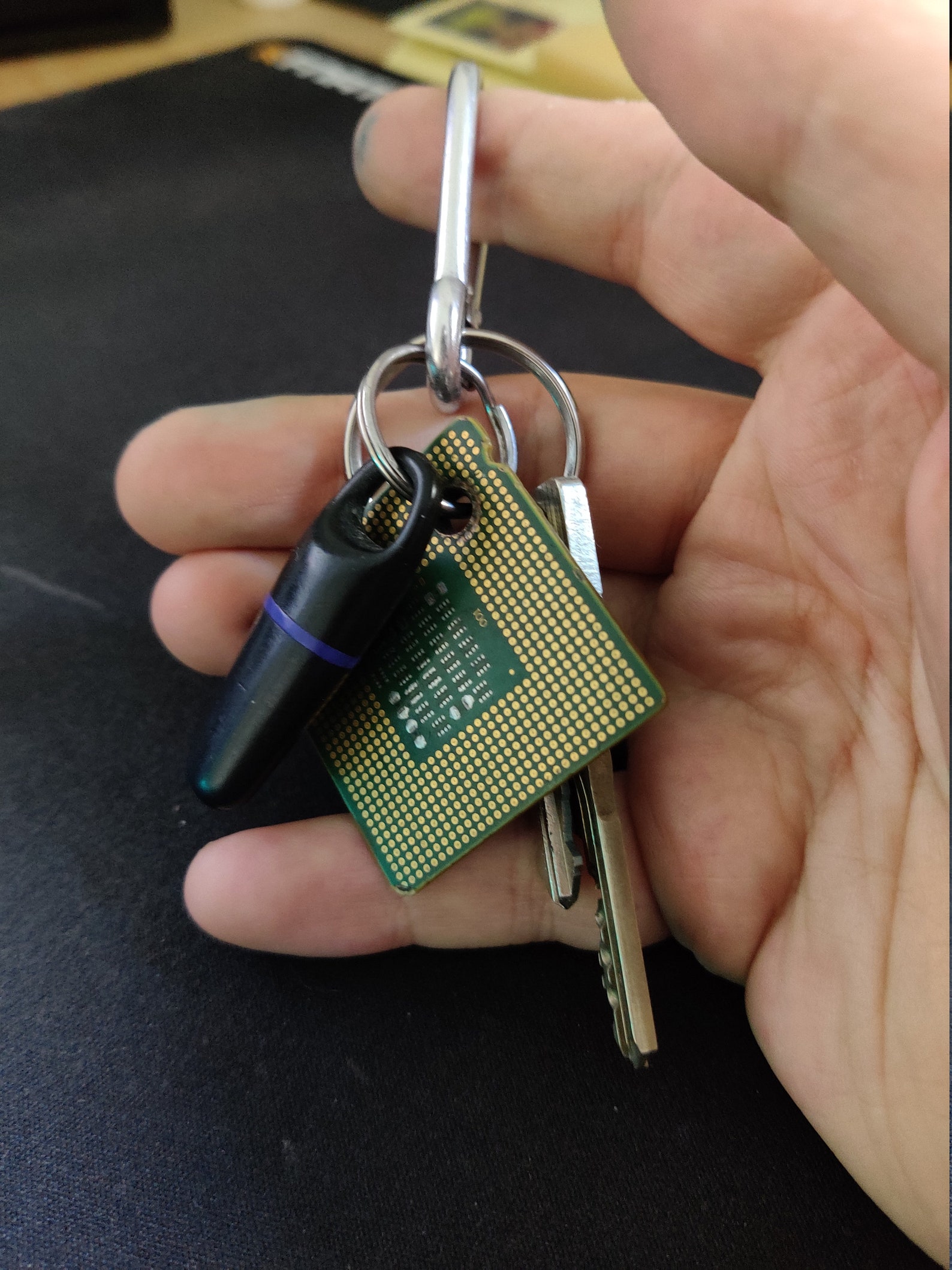 Intel CPU Processor Keychain Keyring Etsy