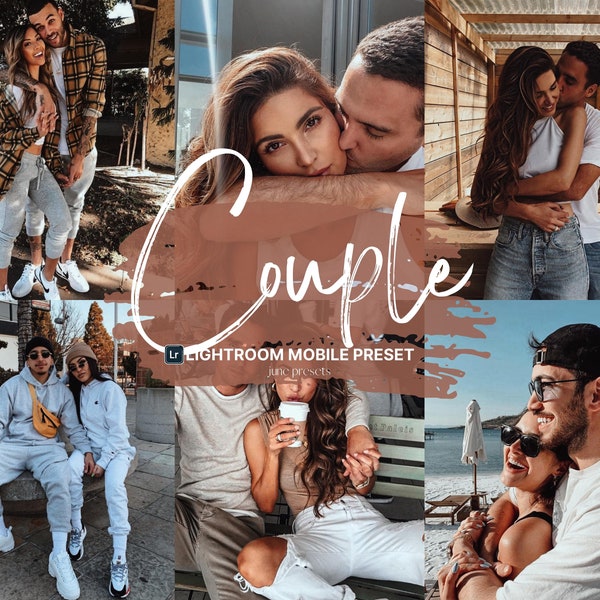 Couple Mobile Lightroom Preset, Relationship Presets, Natural Preset, Soft Preset, Instagram Filter, Photo Preset, Romantic Preset