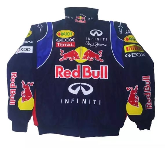 Formula 1 Racing Jacket Red Bull Vintage Style // Bomber | Etsy Australia