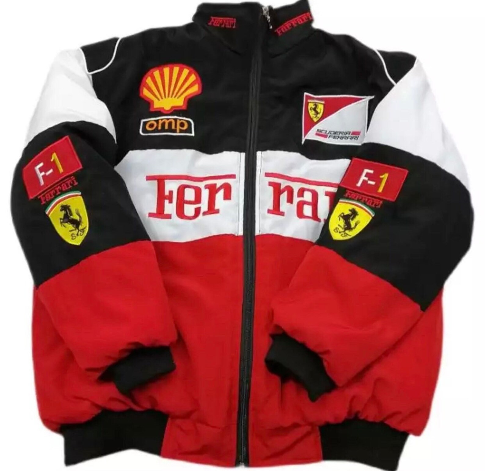 Formula 1 Racing Red Ferrari Jacket Vintage Style // Bomber - Etsy