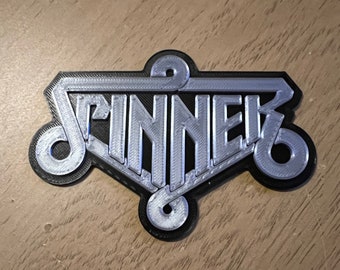 Blade Runner Spinner Logo 3D Printed
