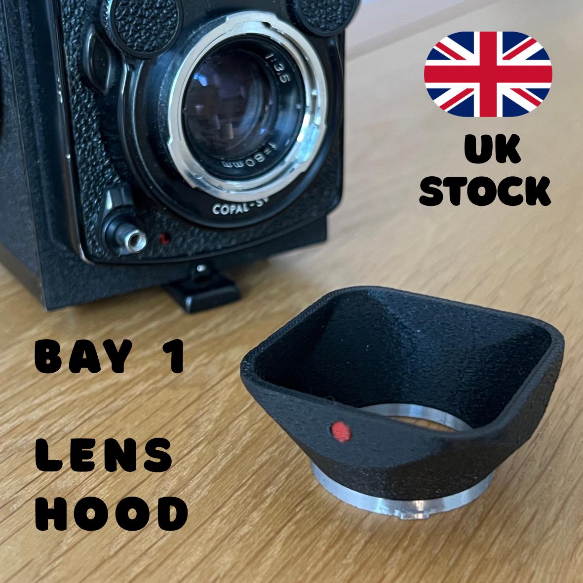 Accessoire Rolleiflex. Capuchon de rallonge 6x6 avec loupe binoculaire