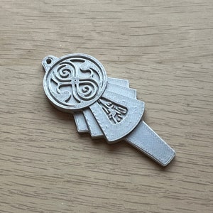 7th Doctor Inspired Tardis Key Replica  Doctor Who Prop 3D Printed