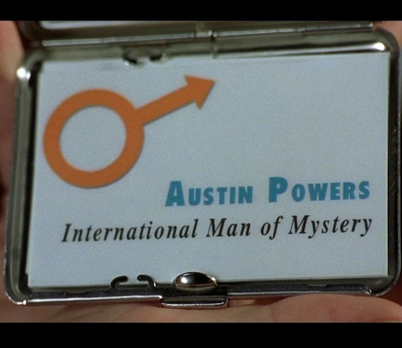 Austin Powers Business Card - International Man of Mystery Movie