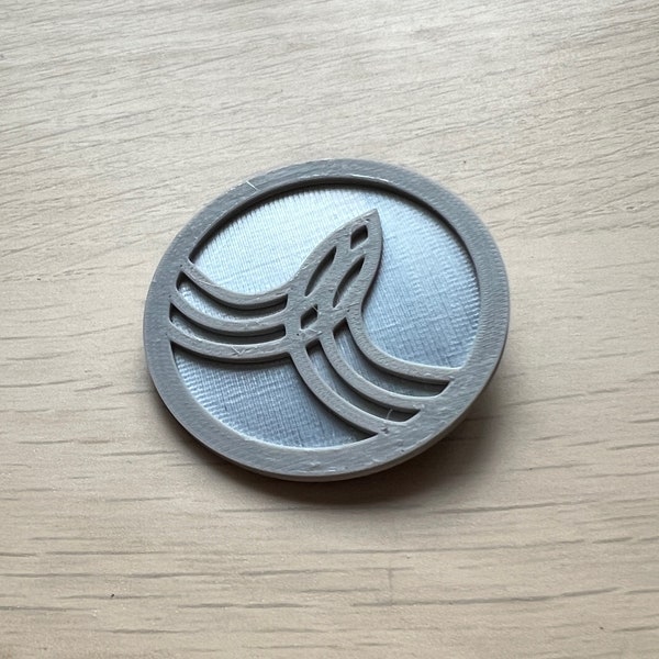 The Orville Command Badge 3D Printed