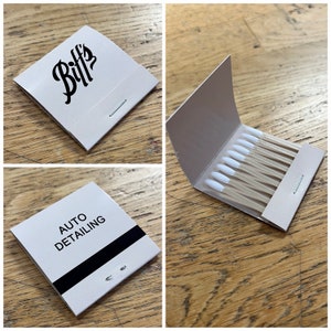 Back to the Future II - Replica Prop Biff’s Auto Detailing Matchbook