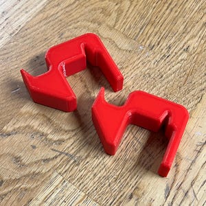 x2 Citroën 2CV FENSTER OFFEN HALTERUNGEN Rot