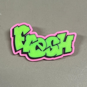Fresh Prince Of B Bel Air Inspired Pin Badge Will Smith Graffiti