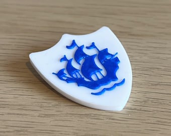 Bleu Peter Badge Prop réplique reproduction Cosplay imprimé 3D