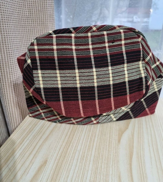 NEW NIGERIAN Champagne/black/wine Fila Cap Aso Oke Cap. | Etsy