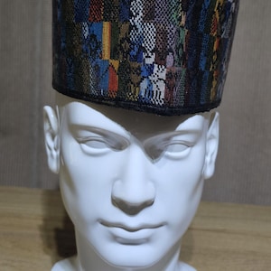 Africa/Nigeria/Hausa Men&#39;s Cap/Fila. HIGHEST QUALITY. Suitable for all occasions.  Multi Colour