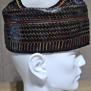 Africa/Nigeria/Hausa Men&#39;s Cap/Fila. Suitable for all occasions.  Black Mix Colour