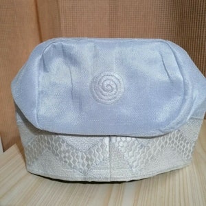 NEW NIGERIAN White with White Embroidery Fila Cap Aso Oke Cap