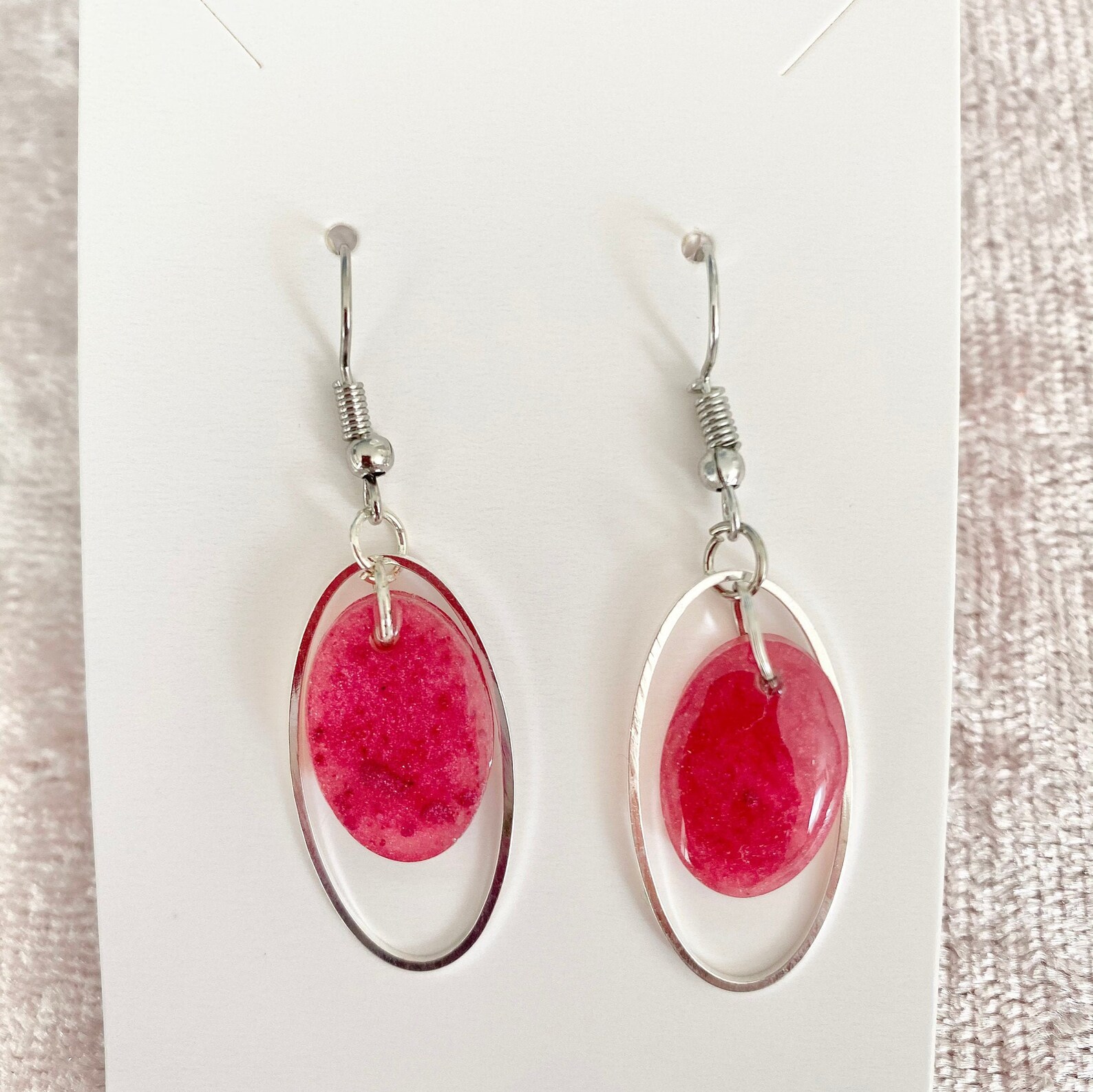 Handmade Resin Dangle/Drop Earrings Etsy