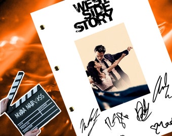 West Side Story Movie Tranript / Drehbuch / Drehbuch / Autogrammierter Nachdruck