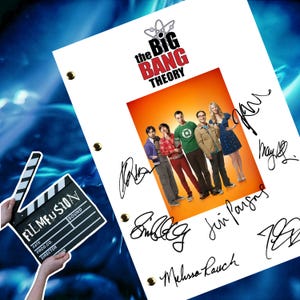 Transcript/script/script/scenario/gesigneerde herdruk van The Big Bang Theory-pilotaflevering