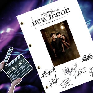 Twilight: New Moon / The Twilight Saga / Film / Movie Transcript / Script / Screenplay Autographed Reprint