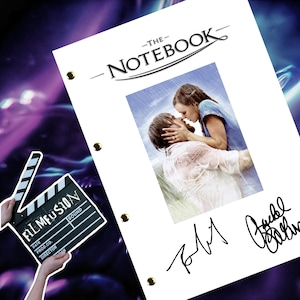 EL CUADERNO DE NOTAS / Transcripción de la película / Guión / Reimpresión autografiada del guión