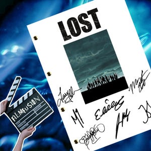 LOST Episode 1 Season 1 Transcript / Script / Screenplay / Autographed Reprint