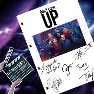 Don&#39;t Look Up Film Movie Transcript / Script / Screenplay Autographed Reprint