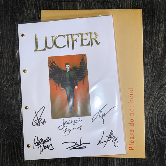 Buy Lucifer Transcript Script Screenplay Autographed
