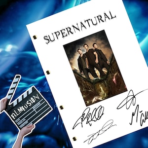 Supernatural signed script - Etsy 日本