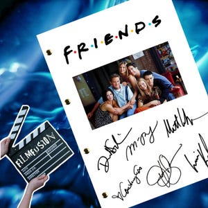 Friends Season 1 Episode 1 Pilot Episode Transcript / Script / Screenplay Autographed Reprint