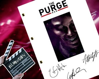 La Purga / Película / Transcripción de la película / Guión / Reimpresión autografiada del guión