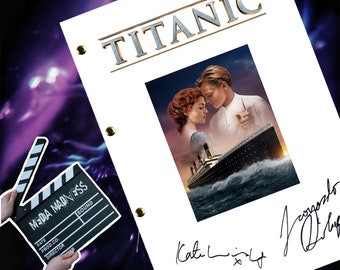 Titanic Movie Film Transcript / Script / Screenplay - Etsy UK