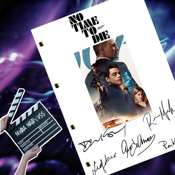 No Time to Die / 007 / Film Movie Transcript / Script / - Etsy