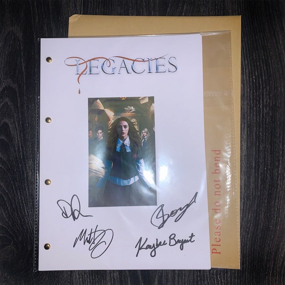 LEGACIES Season 1 Episode 1 Pilot Episode TV show Transcript Script Screenplay Autographed Reprint