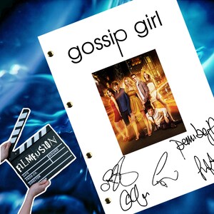 Gossip Girl Season 1 Episode 1 Transcript / Script / Screenplay / Autographed Reprint