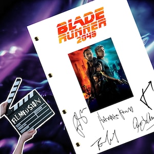 Transcripción de la película Blade Runner 2049 / Guión / Libreto / Reimpresión autografiada