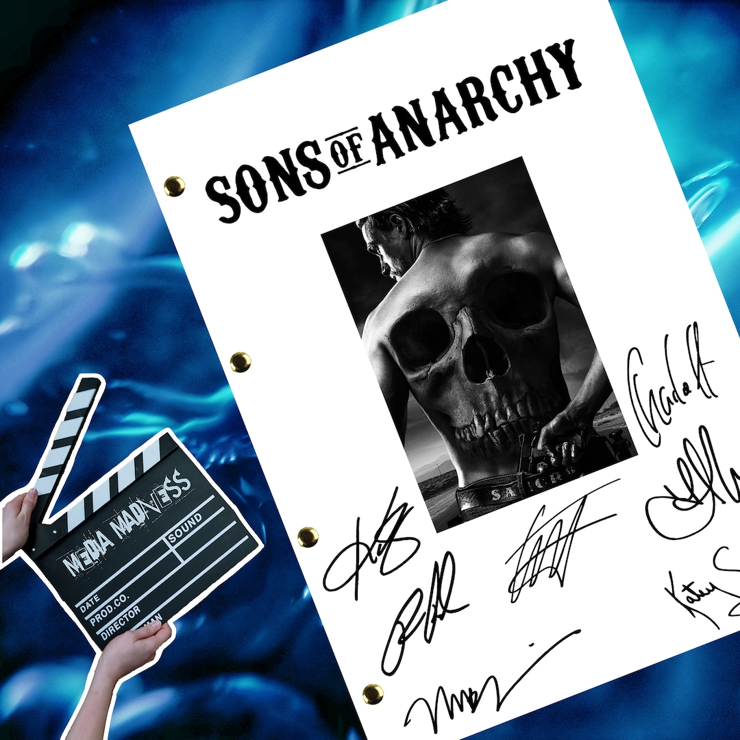 Sons of Anarchy TV Transcript / Script / Screenplay Autographed Reprint ...