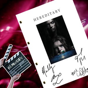 Hereditary / Film / Movie Transcript / Script / Screenplay Autographed Reprint