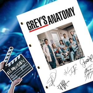 GREY&#39;S ANATOMY show Transcript / Script /Screenplay / Autographed Reprint