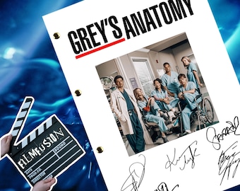 GREY&#39;S ANATOMY Transkript / Drehbuch / Signierter Nachdruck