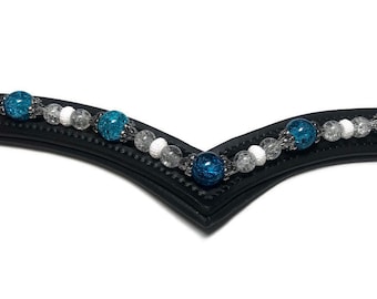 Custom beaded browband
