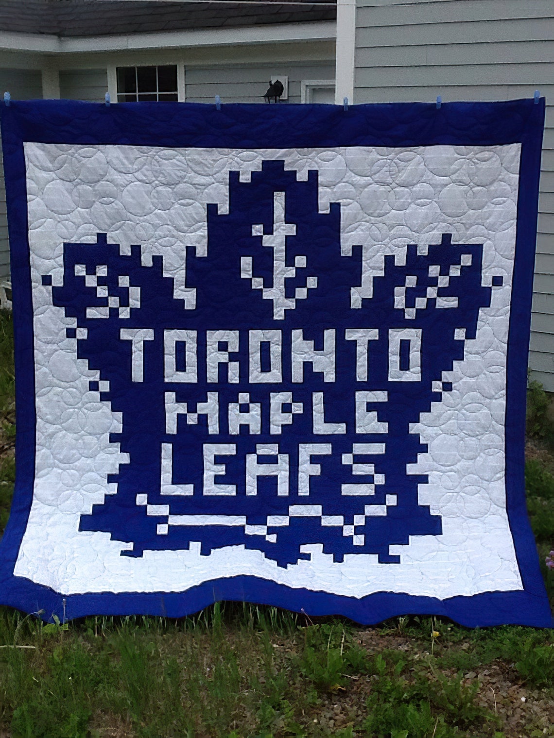 Toronto Maple Leafs Quilt Blanket Toronto Maple Leafs Fleece Etsy