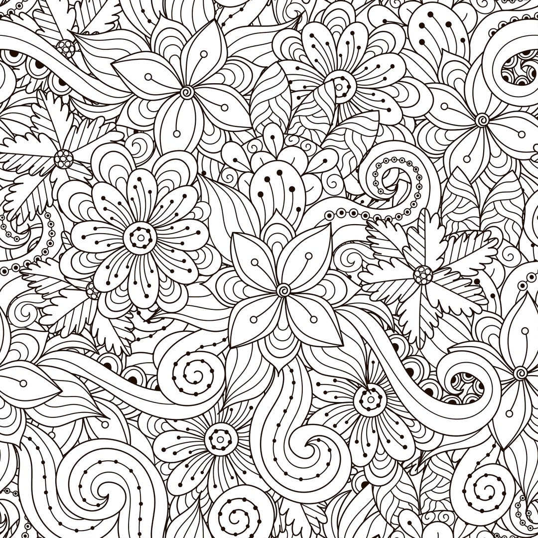 26 Nature Coloring Pages Digital/instant Download (Instant Download) - Etsy