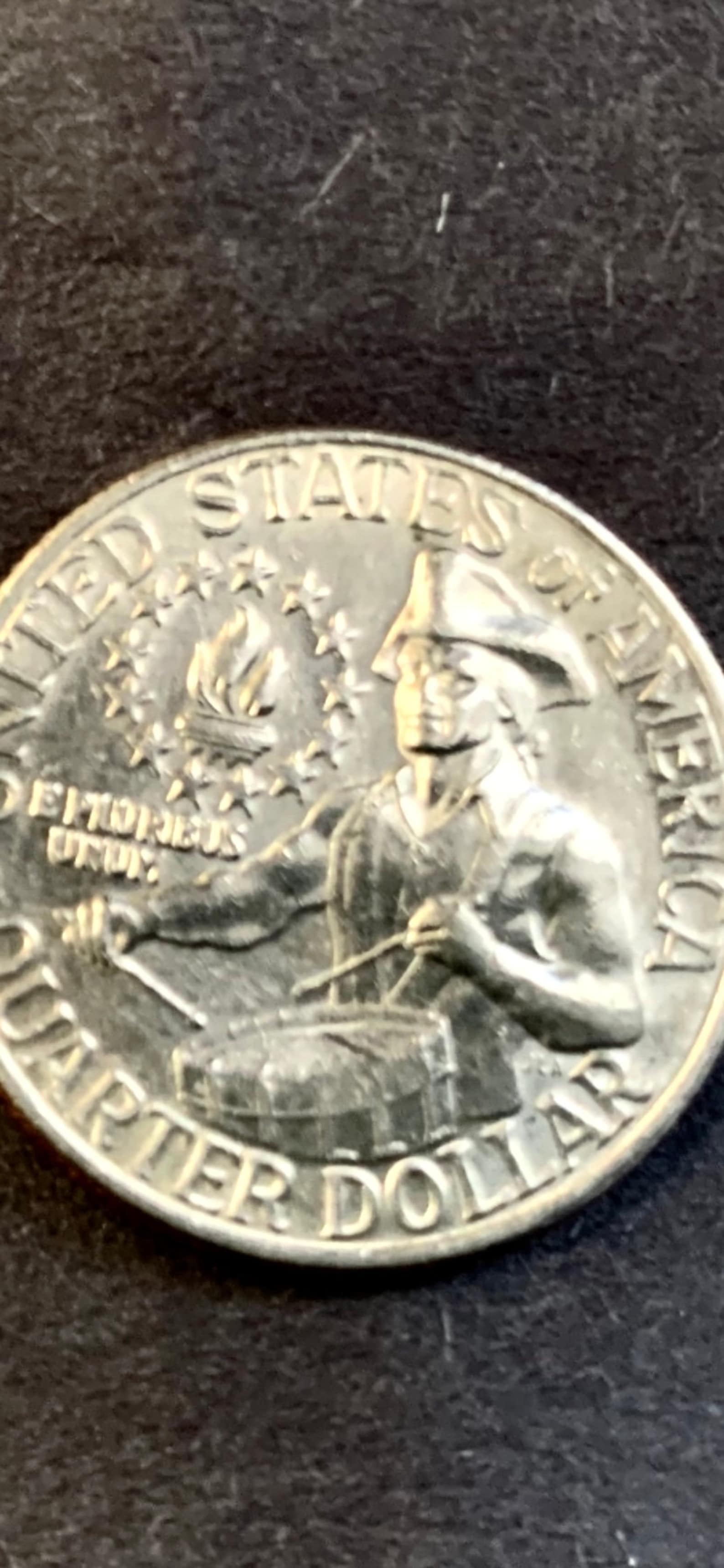 A rare 17761976 bicentennial no mint mark silver quarter Etsy