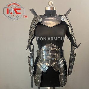 Medieval Ancient Cuirass Armor, Brave Lady Armor, Cosplay Armor, Sca Armor, Larp Armor, Fantasy Armor, Gift for women.