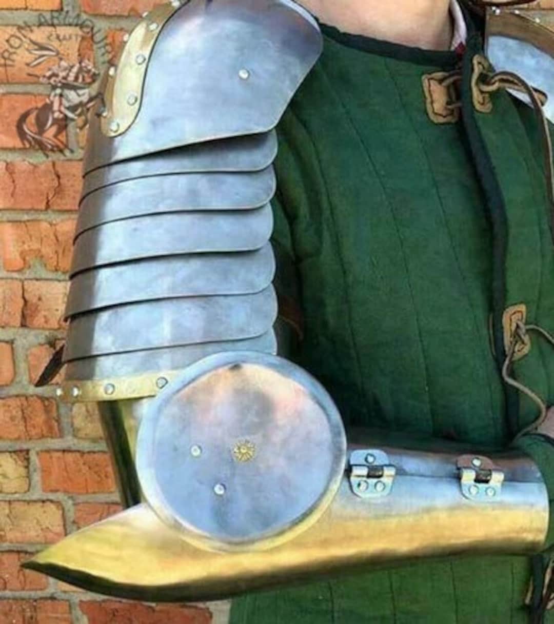 Medieval Knight Arm Guard Armor Larp Armor Costume Cosplay Etsy