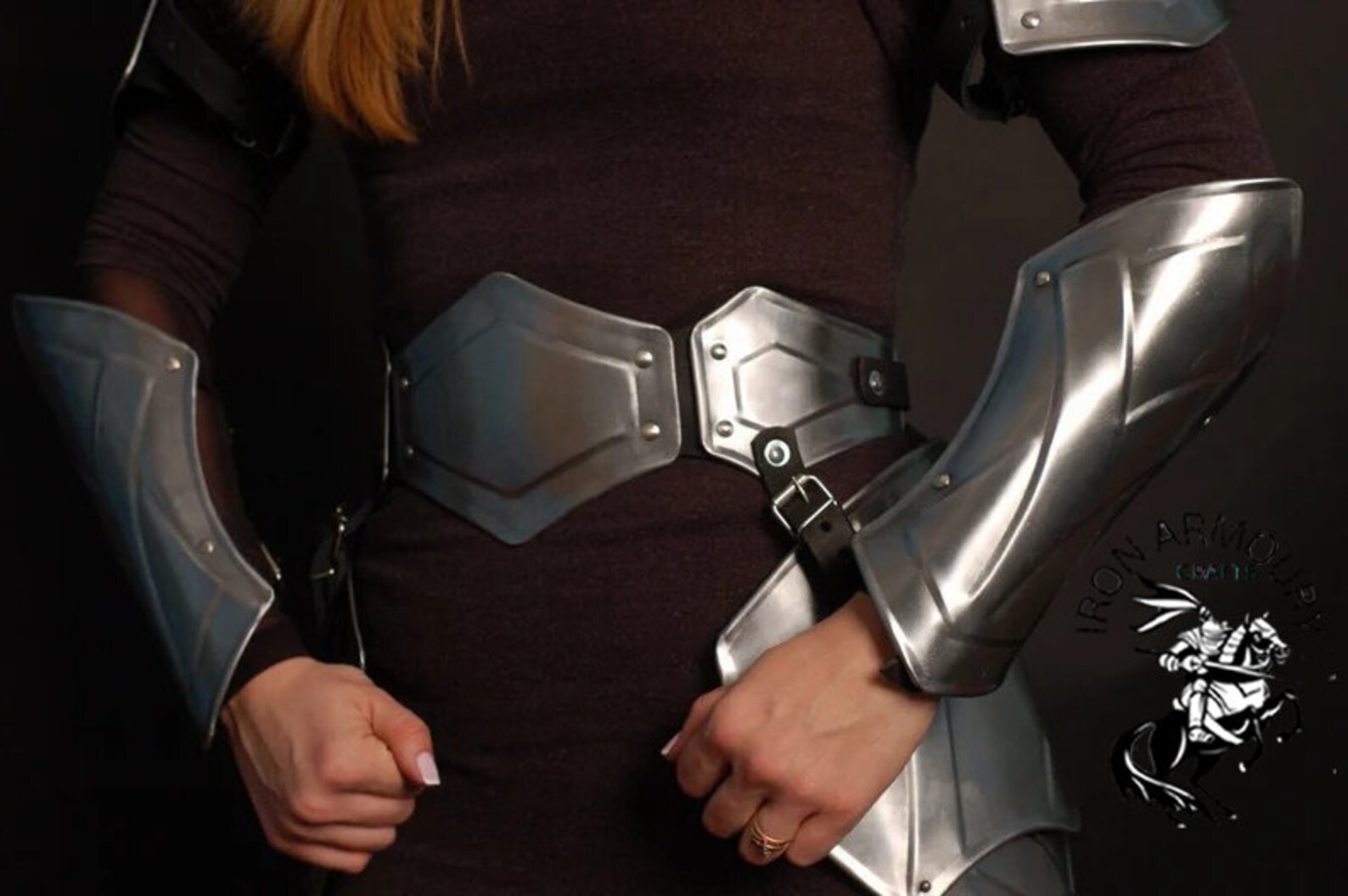 Knight Lady Armor Female Larp Armor Costume Cosplay Sca Etsy