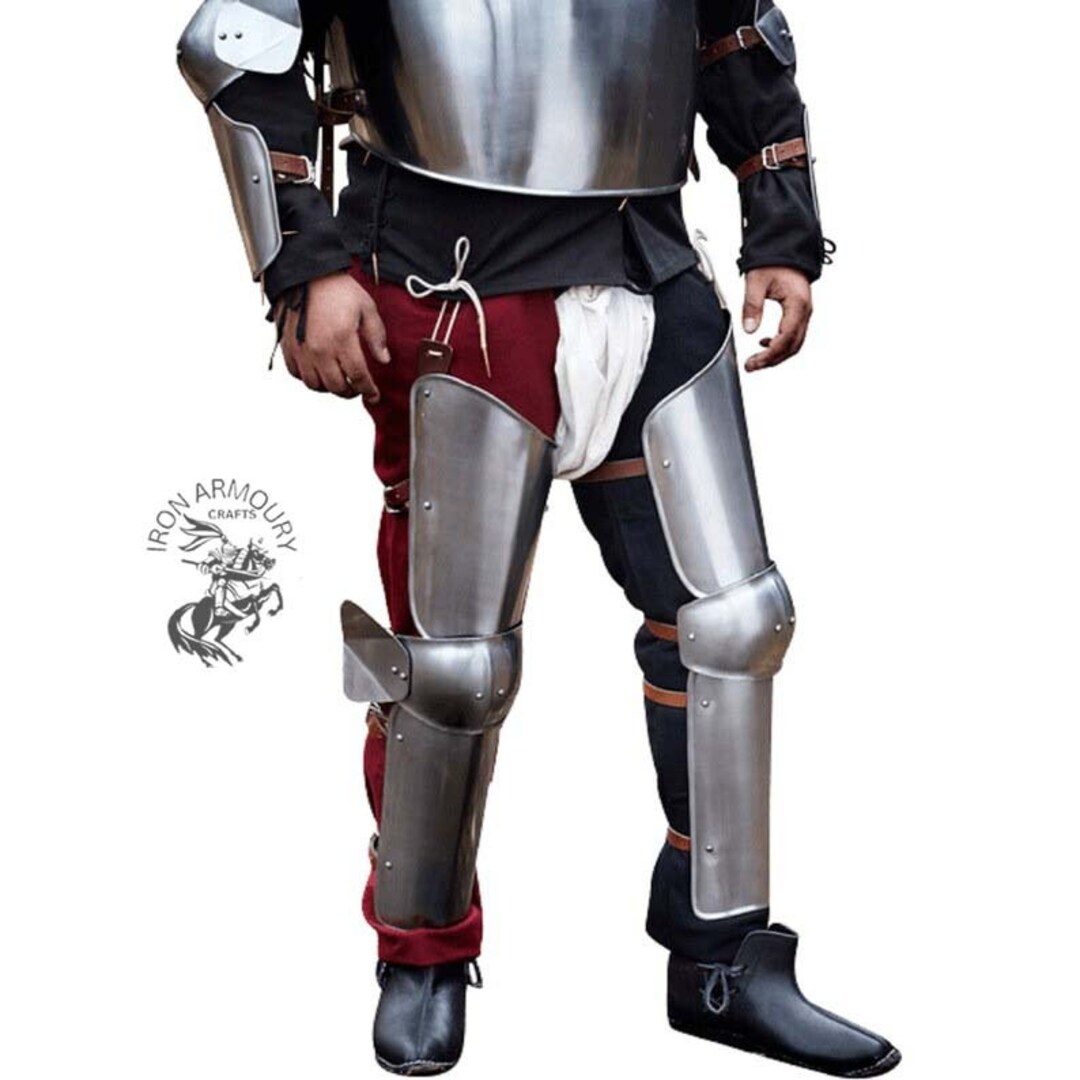 Medieval Knight Leg Guard Armor, Functional Armor, Cosplay Armor, Sca